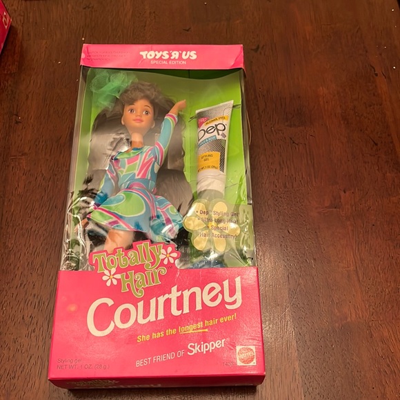 Mattel Other - Rare Vintage Collectors Barbie Totally Hair Courtney Doll - 1991 Mattel # 1433